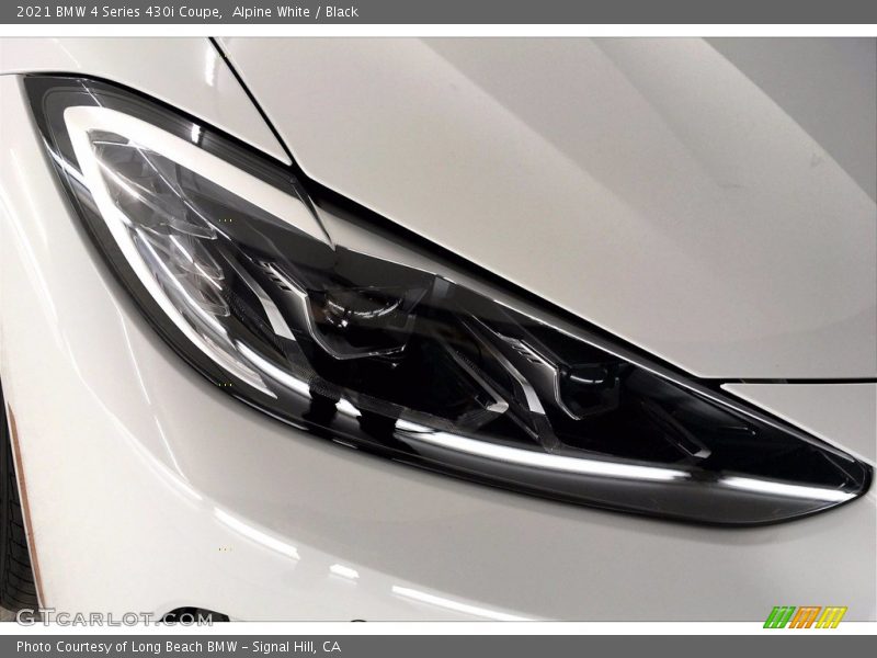 Alpine White / Black 2021 BMW 4 Series 430i Coupe