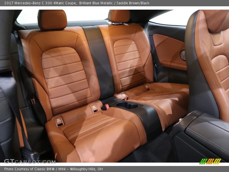 Brilliant Blue Metallic / Saddle Brown/Black 2017 Mercedes-Benz C 300 4Matic Coupe