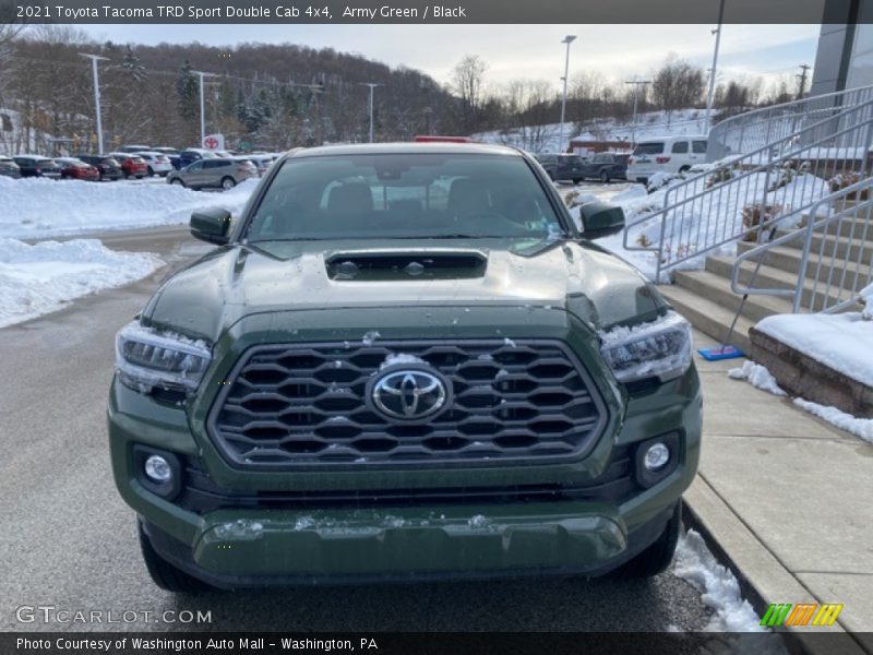 Army Green / Black 2021 Toyota Tacoma TRD Sport Double Cab 4x4