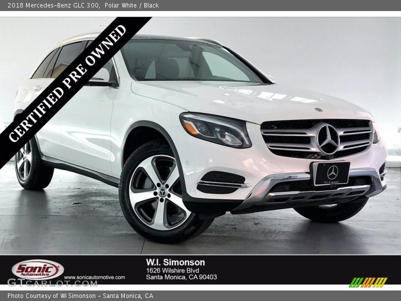 Polar White / Black 2018 Mercedes-Benz GLC 300