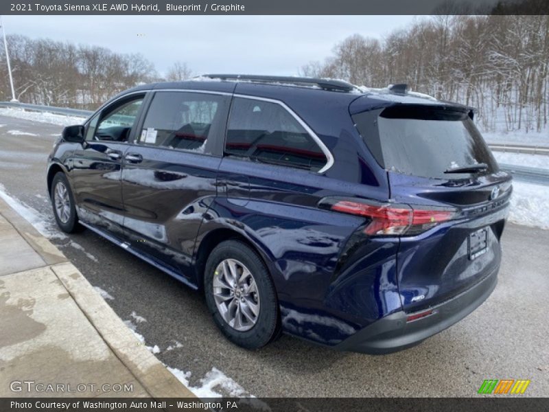 Blueprint / Graphite 2021 Toyota Sienna XLE AWD Hybrid