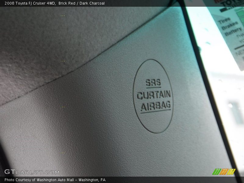 Brick Red / Dark Charcoal 2008 Toyota FJ Cruiser 4WD