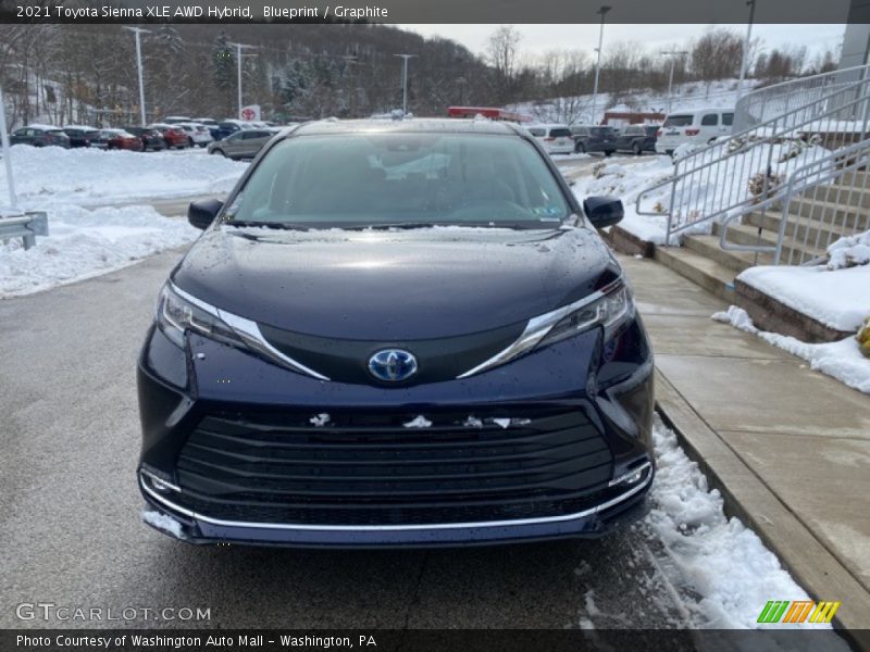 Blueprint / Graphite 2021 Toyota Sienna XLE AWD Hybrid