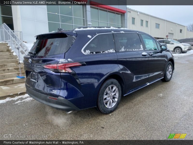 Blueprint / Graphite 2021 Toyota Sienna XLE AWD Hybrid