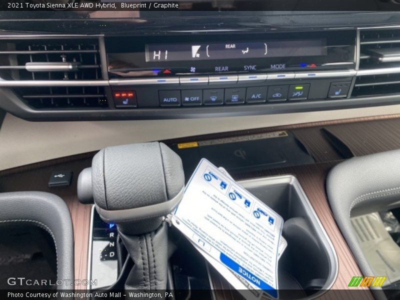 Blueprint / Graphite 2021 Toyota Sienna XLE AWD Hybrid