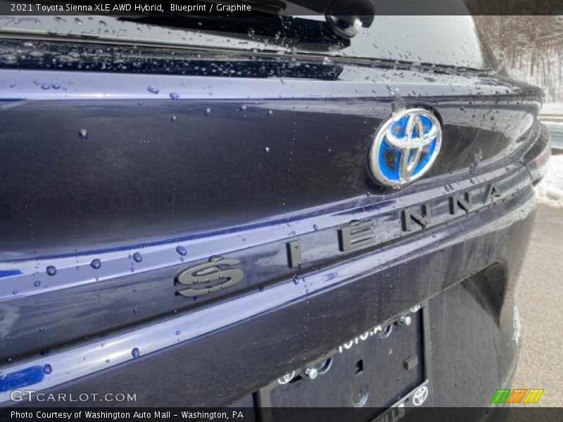 Blueprint / Graphite 2021 Toyota Sienna XLE AWD Hybrid