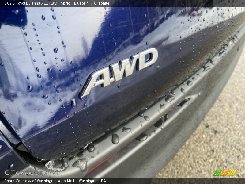 Blueprint / Graphite 2021 Toyota Sienna XLE AWD Hybrid