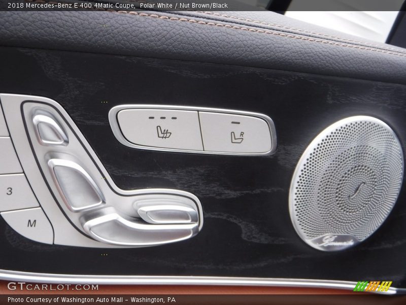 Polar White / Nut Brown/Black 2018 Mercedes-Benz E 400 4Matic Coupe