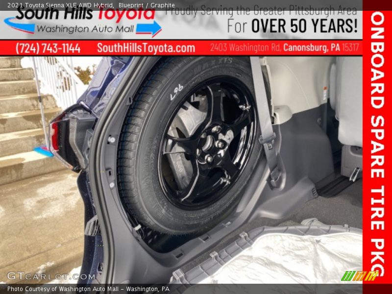 Blueprint / Graphite 2021 Toyota Sienna XLE AWD Hybrid