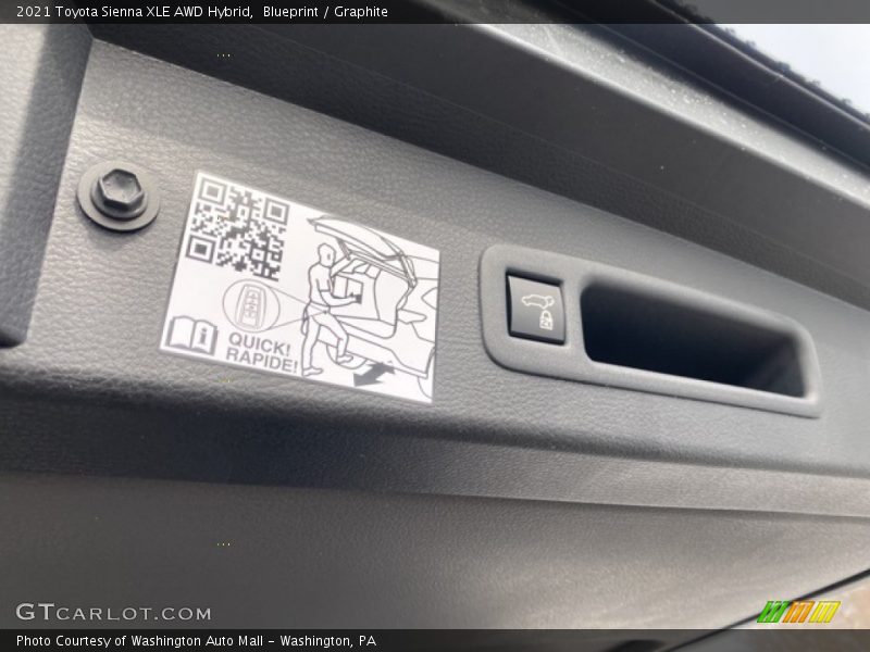 Blueprint / Graphite 2021 Toyota Sienna XLE AWD Hybrid