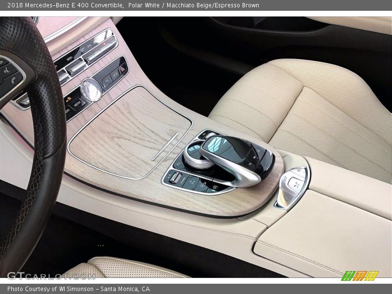 Polar White / Macchiato Beige/Espresso Brown 2018 Mercedes-Benz E 400 Convertible