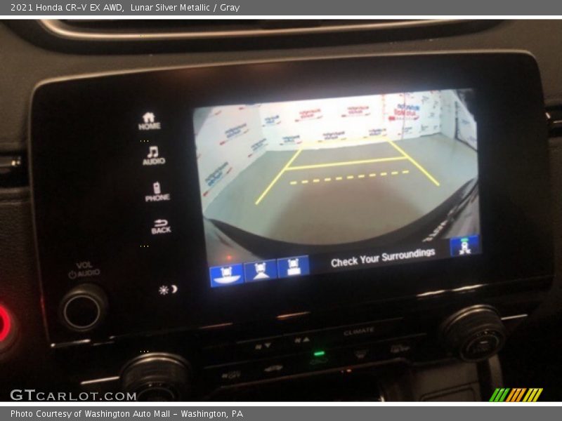 Lunar Silver Metallic / Gray 2021 Honda CR-V EX AWD