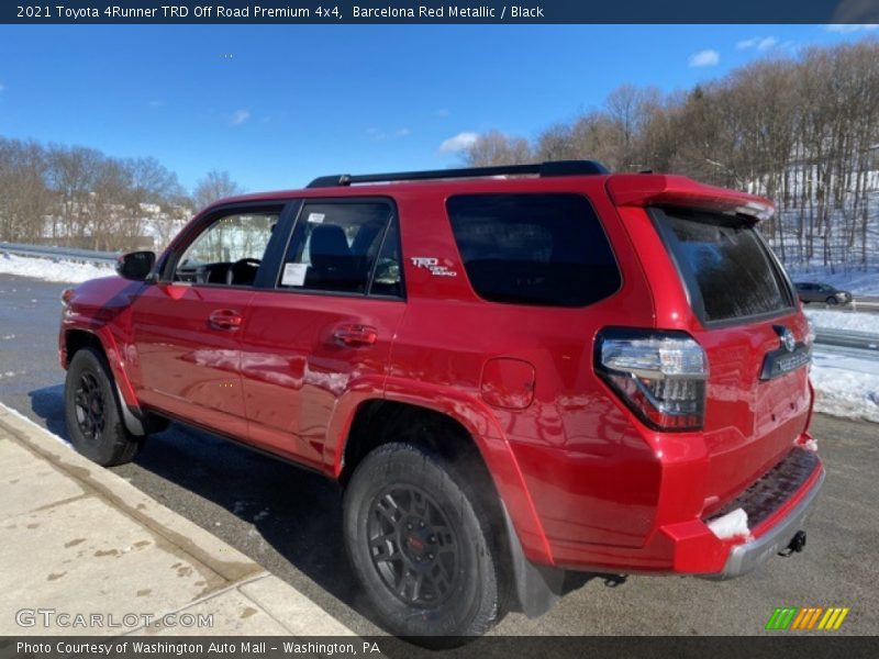 Barcelona Red Metallic / Black 2021 Toyota 4Runner TRD Off Road Premium 4x4