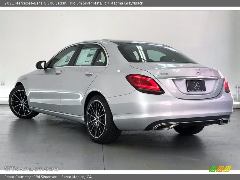 Iridium Silver Metallic / Magma Gray/Black 2021 Mercedes-Benz C 300 Sedan
