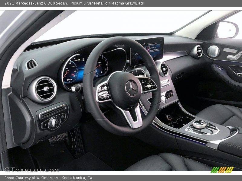 Iridium Silver Metallic / Magma Gray/Black 2021 Mercedes-Benz C 300 Sedan