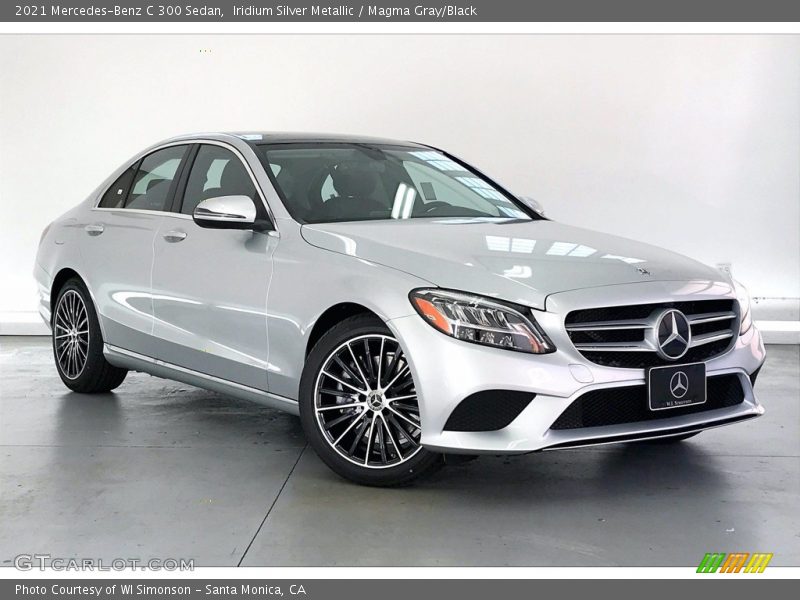 Iridium Silver Metallic / Magma Gray/Black 2021 Mercedes-Benz C 300 Sedan