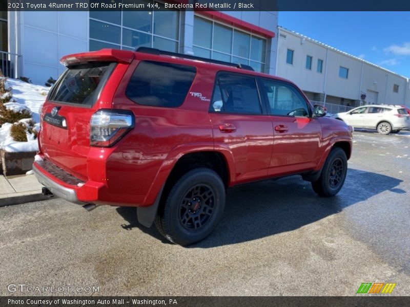 Barcelona Red Metallic / Black 2021 Toyota 4Runner TRD Off Road Premium 4x4
