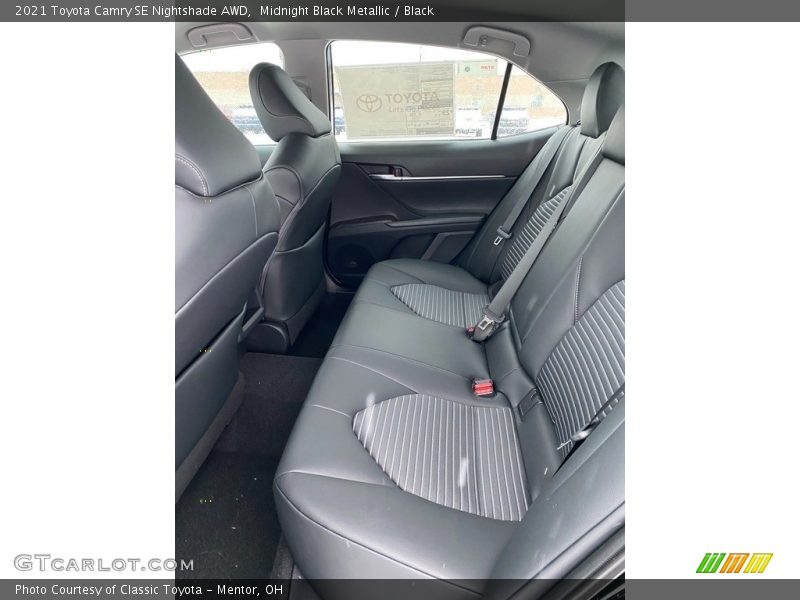 Midnight Black Metallic / Black 2021 Toyota Camry SE Nightshade AWD