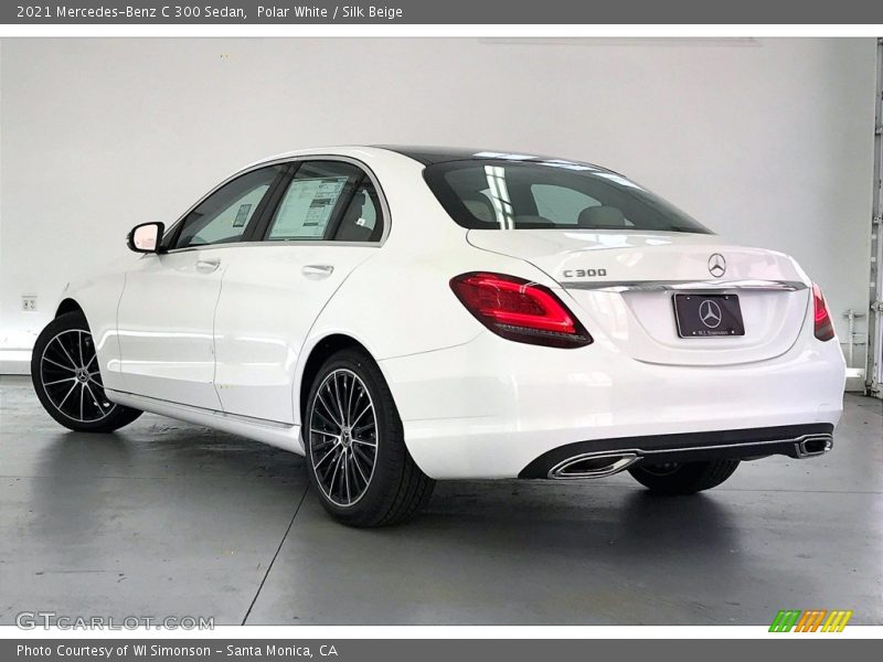Polar White / Silk Beige 2021 Mercedes-Benz C 300 Sedan
