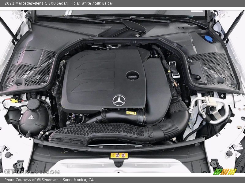 Polar White / Silk Beige 2021 Mercedes-Benz C 300 Sedan