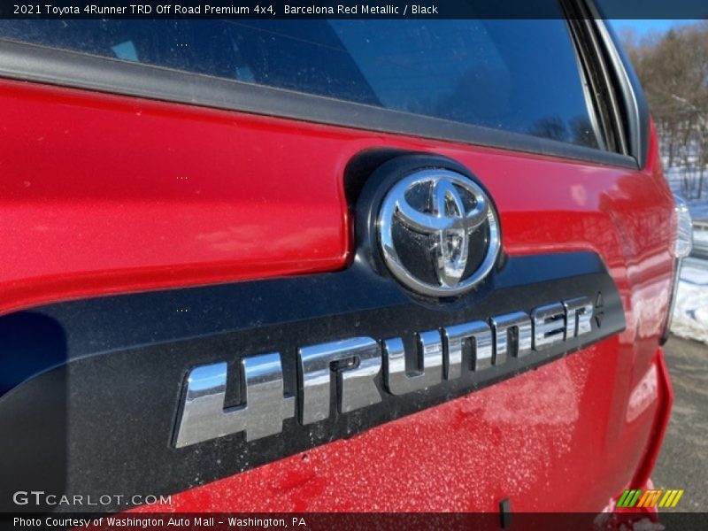 Barcelona Red Metallic / Black 2021 Toyota 4Runner TRD Off Road Premium 4x4