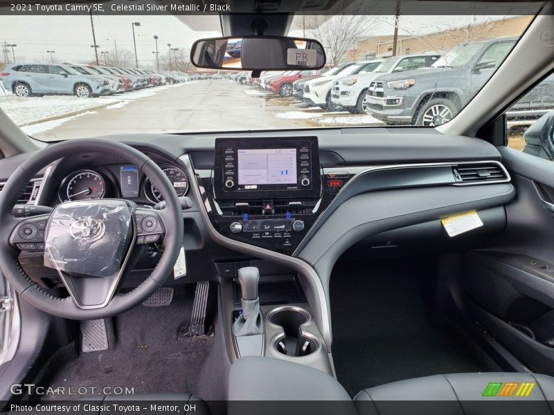 Dashboard of 2021 Camry SE