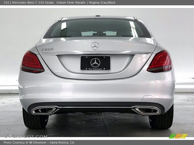 Iridium Silver Metallic / Magma Gray/Black 2021 Mercedes-Benz C 300 Sedan