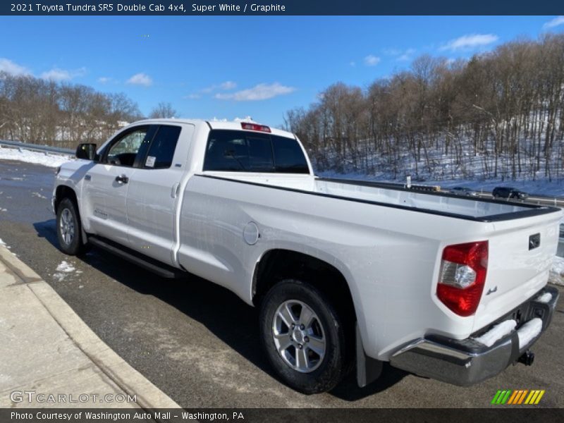 Super White / Graphite 2021 Toyota Tundra SR5 Double Cab 4x4