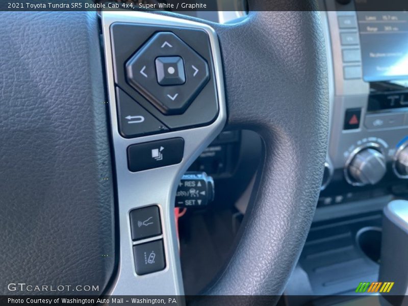 Super White / Graphite 2021 Toyota Tundra SR5 Double Cab 4x4