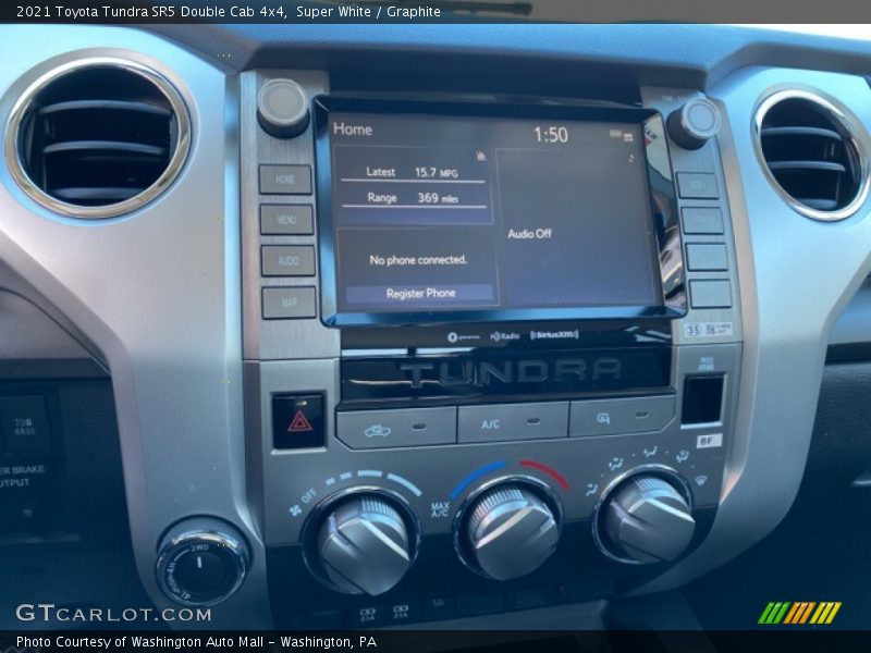 Super White / Graphite 2021 Toyota Tundra SR5 Double Cab 4x4