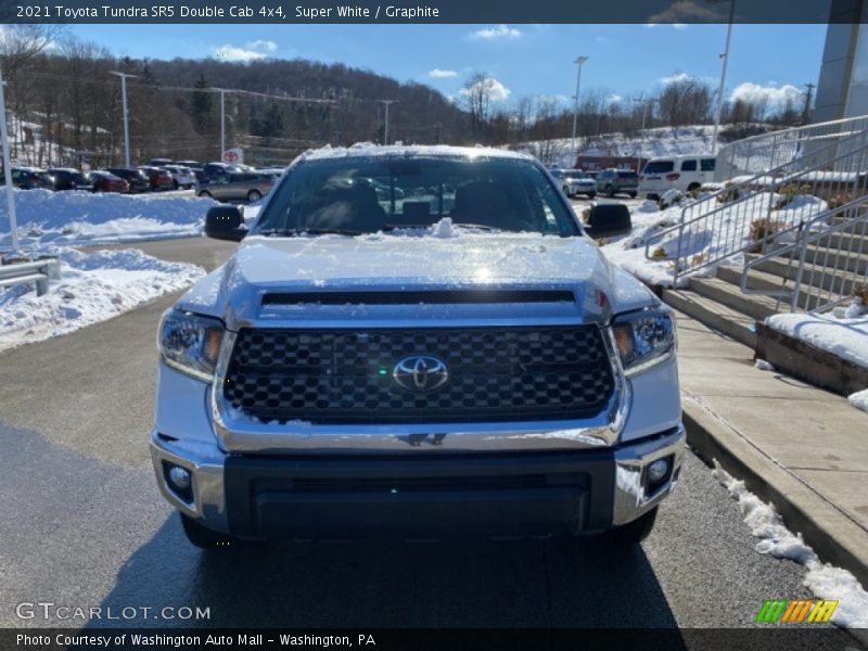 Super White / Graphite 2021 Toyota Tundra SR5 Double Cab 4x4