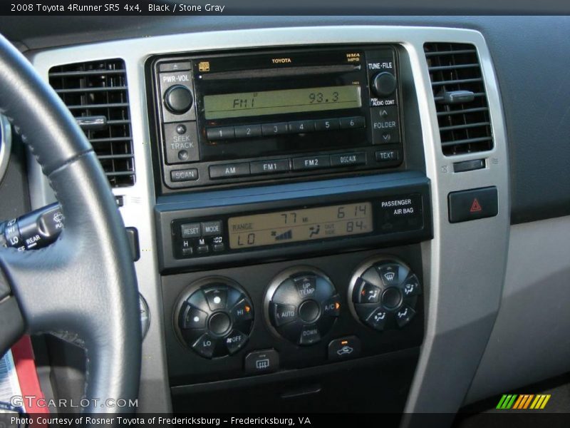 Black / Stone Gray 2008 Toyota 4Runner SR5 4x4