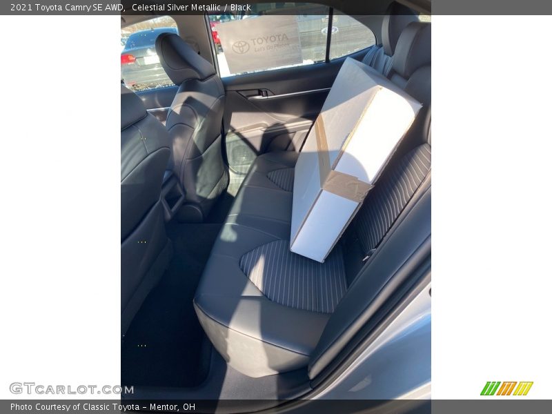 Celestial Silver Metallic / Black 2021 Toyota Camry SE AWD