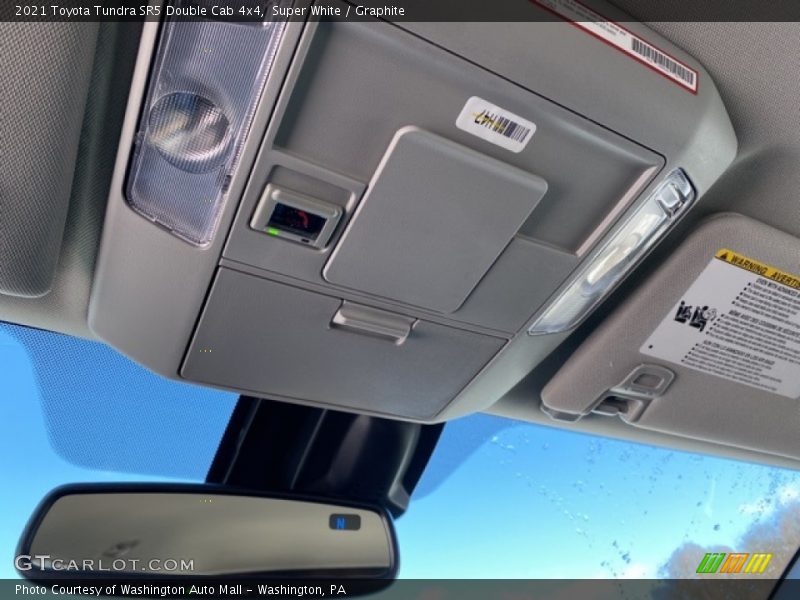 Super White / Graphite 2021 Toyota Tundra SR5 Double Cab 4x4