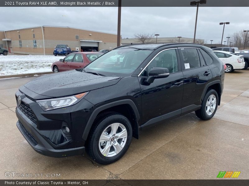 Midnight Black Metallic / Black 2021 Toyota RAV4 XLE AWD