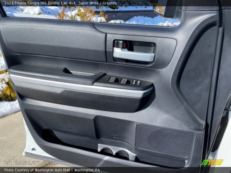 Super White / Graphite 2021 Toyota Tundra SR5 Double Cab 4x4