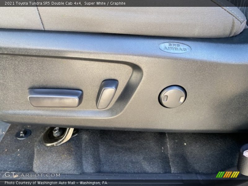 Super White / Graphite 2021 Toyota Tundra SR5 Double Cab 4x4
