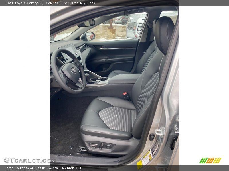 Celestial Silver Metallic / Black 2021 Toyota Camry SE