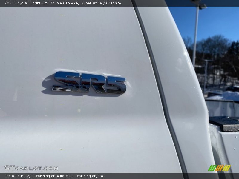 Super White / Graphite 2021 Toyota Tundra SR5 Double Cab 4x4