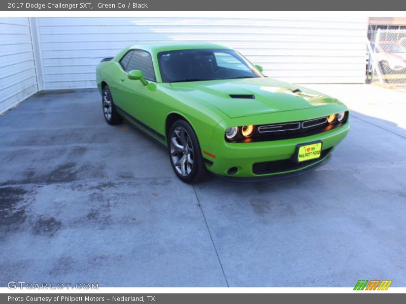 Green Go / Black 2017 Dodge Challenger SXT
