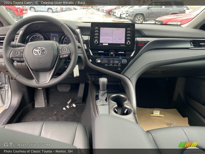 Celestial Silver Metallic / Black 2021 Toyota Camry SE