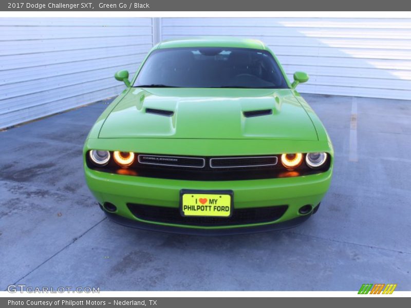 Green Go / Black 2017 Dodge Challenger SXT