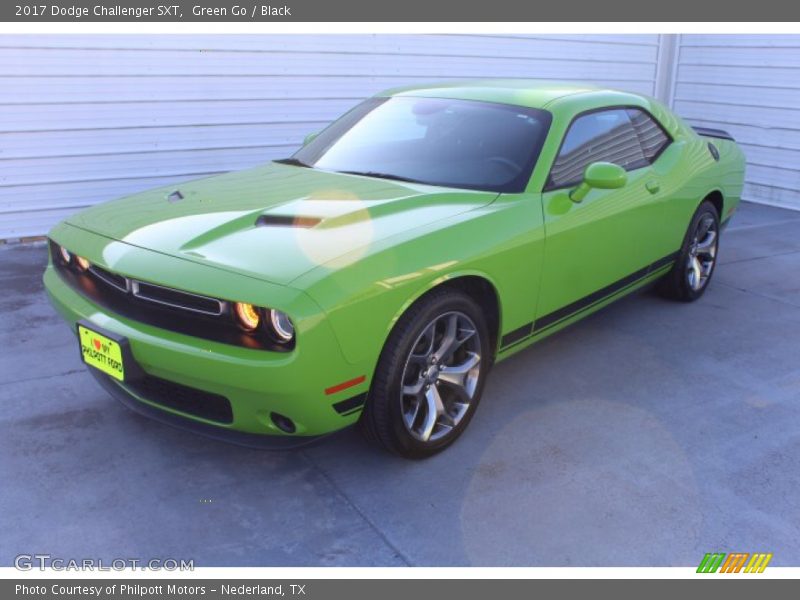 Green Go / Black 2017 Dodge Challenger SXT