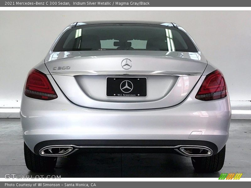 Iridium Silver Metallic / Magma Gray/Black 2021 Mercedes-Benz C 300 Sedan