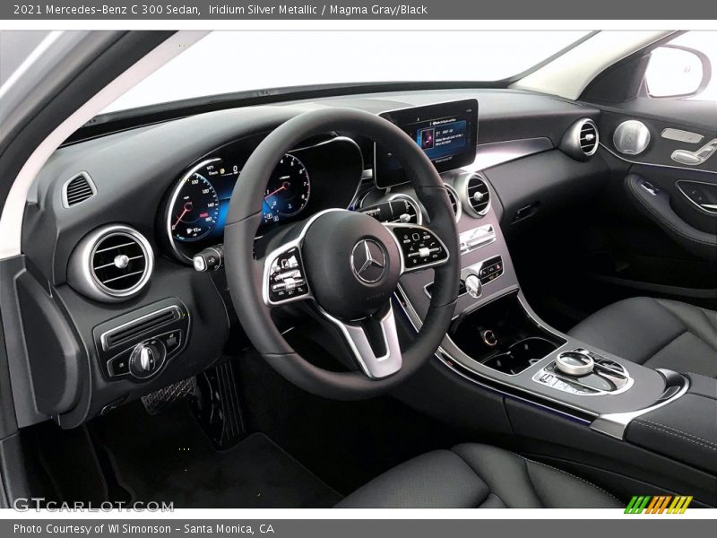 Iridium Silver Metallic / Magma Gray/Black 2021 Mercedes-Benz C 300 Sedan