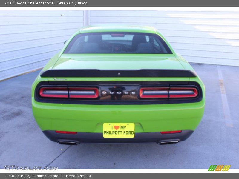 Green Go / Black 2017 Dodge Challenger SXT