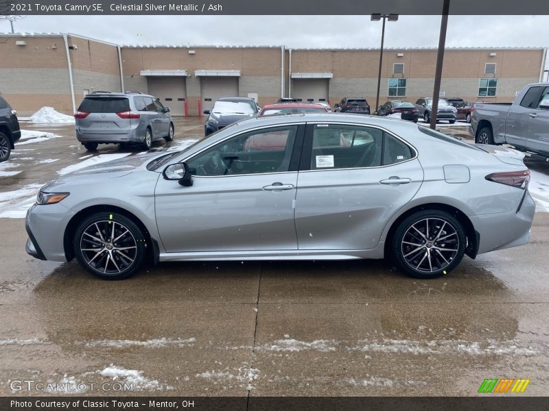 Celestial Silver Metallic / Ash 2021 Toyota Camry SE