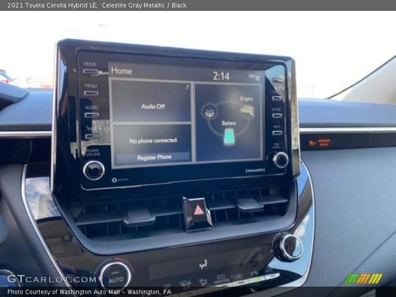 Celestite Gray Metallic / Black 2021 Toyota Corolla Hybrid LE