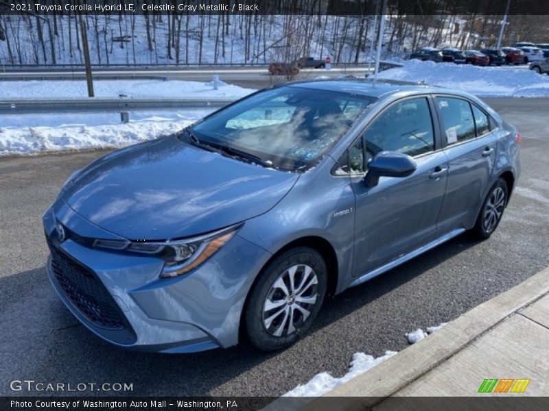 Celestite Gray Metallic / Black 2021 Toyota Corolla Hybrid LE