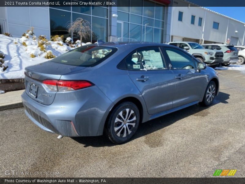 Celestite Gray Metallic / Black 2021 Toyota Corolla Hybrid LE